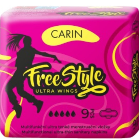 detail Carine Free Style ultra wings 9ks vložky