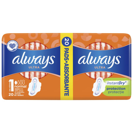 chi tiết Always vložky Duo ultra normal 20ks (10)