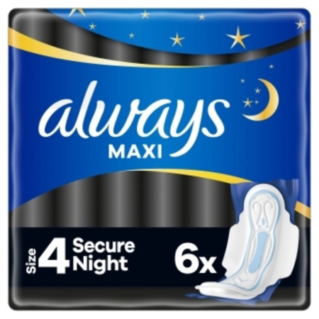 chi tiết Always vložky Classic 6ks Maxi night secure (16)