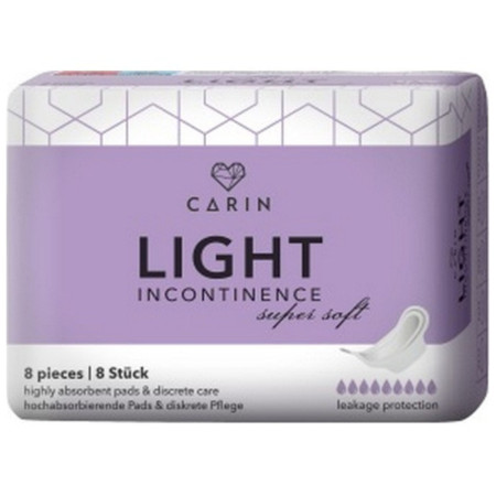 detail Carin vložky Light Incontinence 8ks