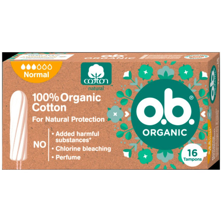 chi tiết OB tampon 16ks Organic - Normal (6)