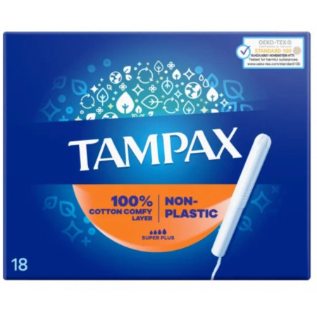 detail Tampax tampony 18ks - Super Plus (12)