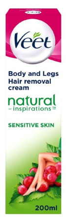 chi tiết Veet 100ml depilační krém Natural Inspirations