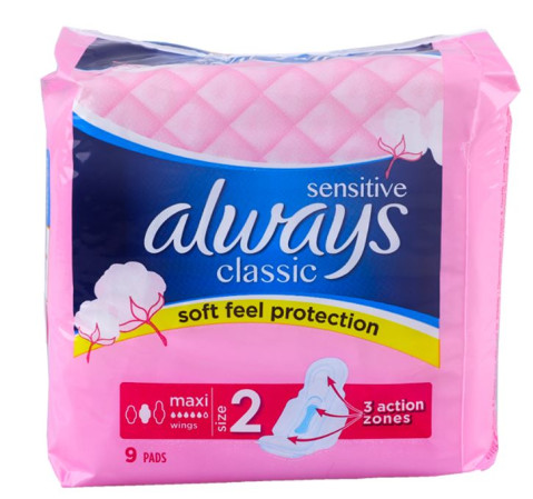 chi tiết Always vložky Classic 9ks sensitive maxi (12)