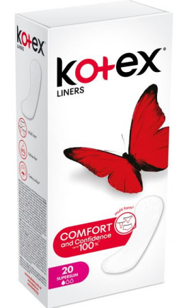 detail Kotex ultra slim 20ks - vložky