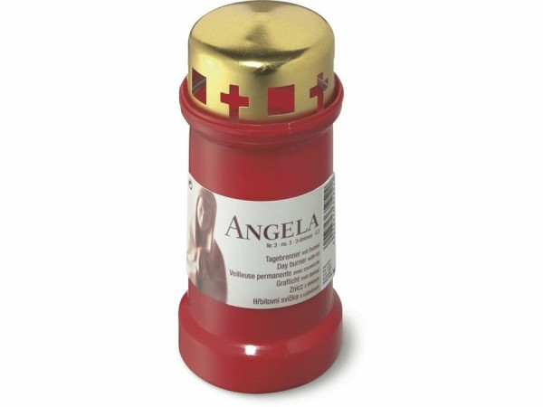 chi tiết Angela kalíšek 3 dní červený svíčka s víčkem (24)