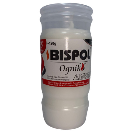 detail Bispol hřbitovní svíčka 120g WP2N (30)
