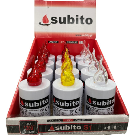 chi tiết ESHOP - Svíčka na baterie SUBITO mix (12) / Nen dien