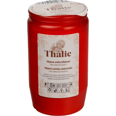 detail Tháilie olejová svíčka 130g červený (20)