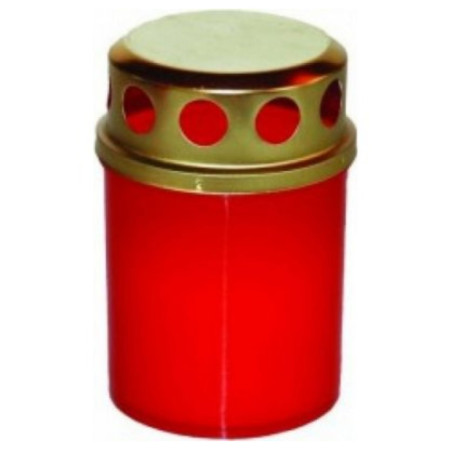 detail Bispol Memoria Svíčka 40g V1-50 červený (bal/28ks)