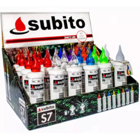 chi tiết Svíčka na baterie SUBITO S7 mix (24) / Nen Dien