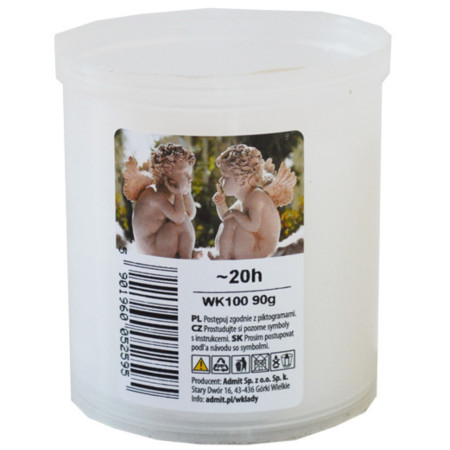 detail ESHOP - Svíčky hřbitovní WK100 x 15ks bílé