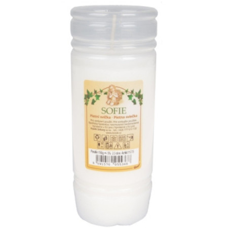 chi tiết Sofie hřbitovní svíčka parafínová 190g 14,5cm - 3 dni (20)