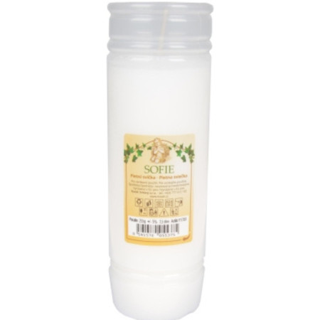 detail Sofie hřbitovní svíčka parafínová 255g 17,5cm - 4 dni (20)