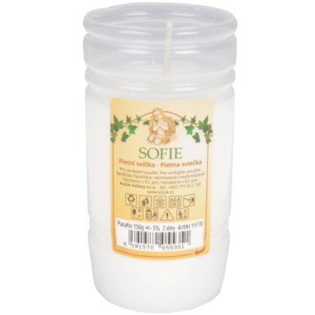 chi tiết Sofie hřbitovní svíčka parafínová 150g 11cm - 2 dny (20)