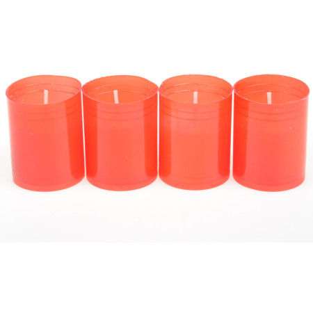 chi tiết Sofie hřbitovní svíčka 4x45g 6cm - Červená (30)