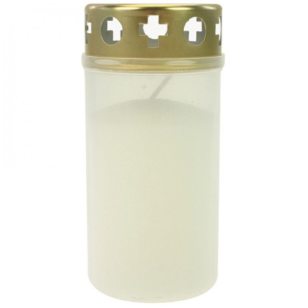 chi tiết ESHOP - Admit Svíčka hřbitovní s víčkem BS 70g - bílé LABS (bal/15ks)