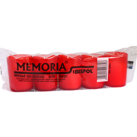 chi tiết Bispol Memoria kalíšek červený 30g W1 (5x30g) kart/35bal