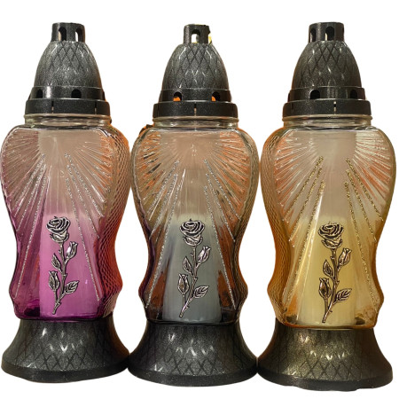 chi tiết Hřbitovní Svíčky Sklněné - ZP-476 Mix Barev (8)