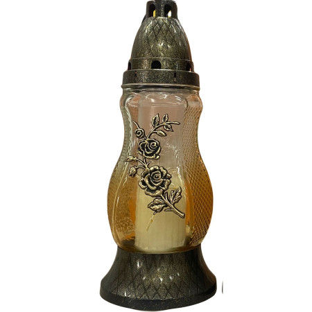 detail ESHOP - Hřbitovní Svíčky Sklněné - ZP-423 Zlatý (8)