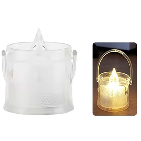 detail Svíčka na baterie LED Smokeless kbelík 4x4cm (24) / Nen dien