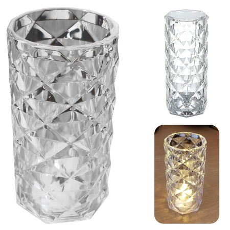 chi tiết Svíčka na baterie LED HexTop Crystal 5x9cm (12) / Nen dien