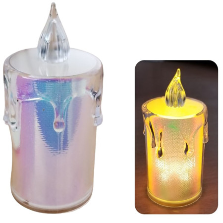 chi tiết Svíčka na baterie LED Smokeless Melt IR 3x8cm (24) / Nen dien