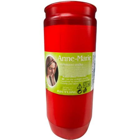 chi tiết Aktual Anne Marie svíčky 210g EKO parafina červená (30)