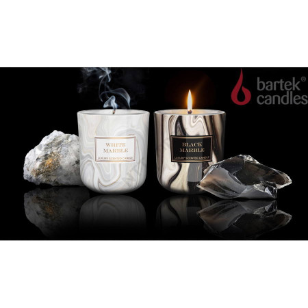 chi tiết Bartek svíčka sklo 150g x12 - Marble