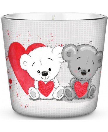 chi tiết Bartek svíčka sklo 115g Teddy Bear (12)