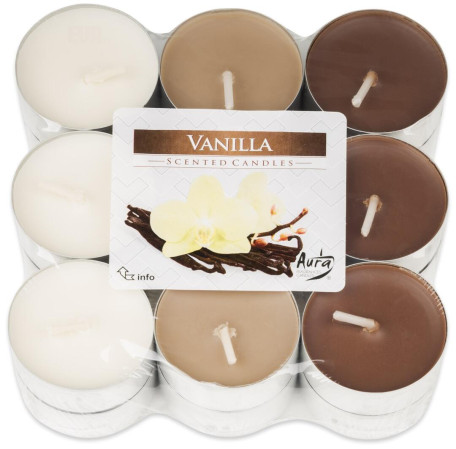 detail Bispol Čajové svíčky 18ks Vanilla