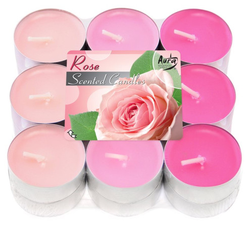 detail Bispol Čajové svíčky 18ks Rose