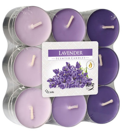 detail Bispol Čajové svíčky 18ks Lavender