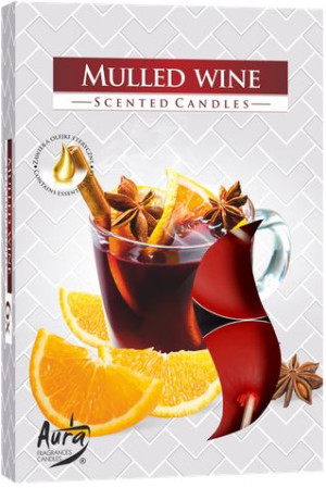 chi tiết Bispol čajové svíčky 6ks Mulled Wine