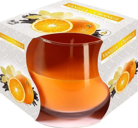 chi tiết Bispol vonné svíčky ve skle 100g SN71 Vanilla-Orange