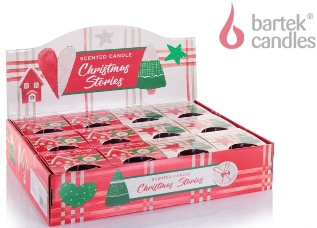 chi tiết Bartek svíčka sklo 115g Christmas stories (12)