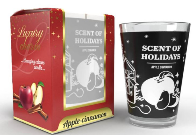 chi tiết Golden Dragon Svíčka ve skle 140g Apple-cinnamon (nen thom doi mau)