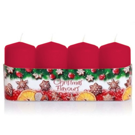chi tiết Bartek svíčky válec 40x70 240g Christmas Flavours (26)