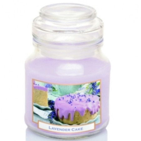 detail Bartek svíčka 130g sklo Lavender Cake (12)