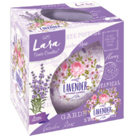 detail Santo svíčka Lara 100g (12) Lavender 6002