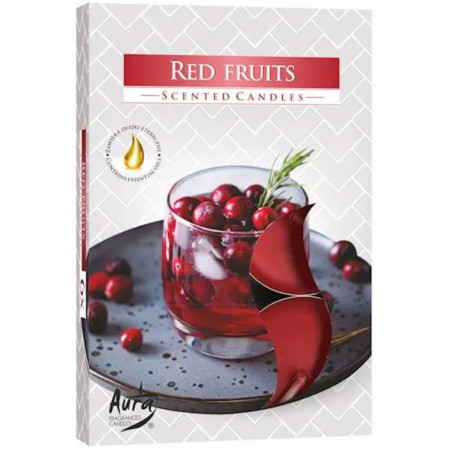 detail Bispol čajové svíčky 6ks Red Fruits