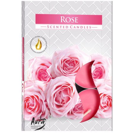 chi tiết Bispol čajové svíčky 6ks Rose