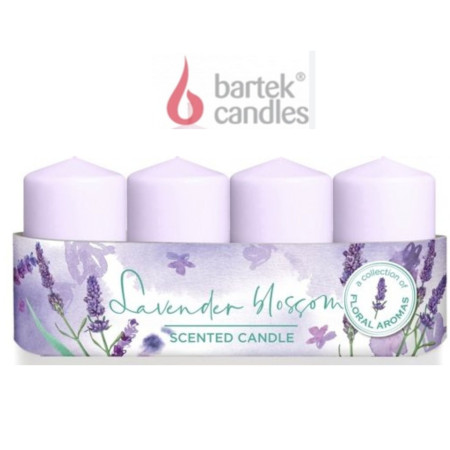 chi tiết Bartek svíčky válec 40x70 240g Lavender Blossom (26)