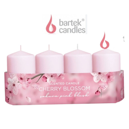 detail Bartek svíčky válec 40x70 240g Cherry Blossom (26)