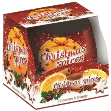 detail Santo svíčka 100g Christmas Orange Cinamon SAS 8044 (12)