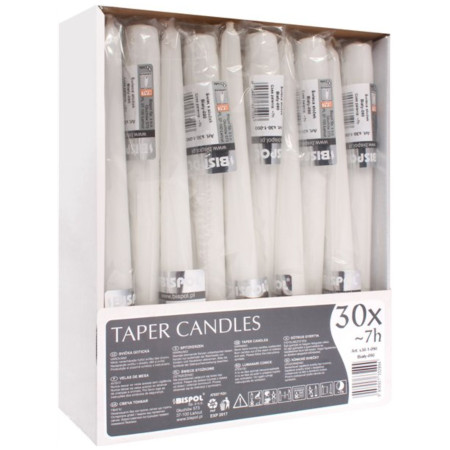 chi tiết Bispol / Aura Svička stolní S30 - 1 White (30)