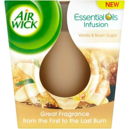 detail Airwick 105g svíčka Essential Vanilla and Brown Sugar (Dang vuong) (6)
