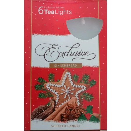 detail Santo Čajové Svíčky 6ks Exclusive Gingerbread EX.TL - 103 (15)