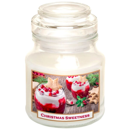 detail Bartek svíčka 130g sklo Christmas Sweetness (12)