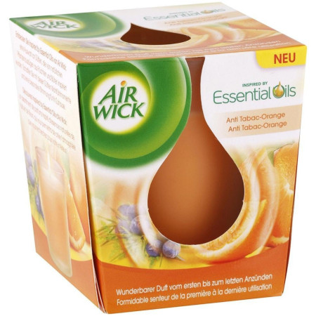 detail Airwick 105g svíčka Essential Anti Tabac Orange (Dang vuong) (6)